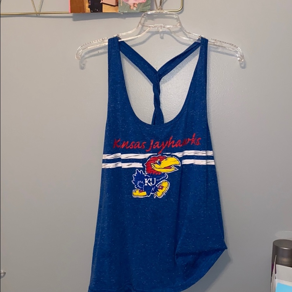 blue Kansas Jayhawks shirt